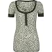 Apparel : FULL TILT Leopard Womens Henley - Olive