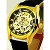 A76 Jack Winner Luxus Automatik Herrenuhr Vergoldet Skelett EIN TRAUM IN GOLD!!!!