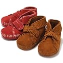 Minnetonka　(ミネトンカ)　ベルクロ　フロント　ストラップ　ベビーブーツ 赤ちゃん用Velcro Front Strap Bootie infant BABY 1120 1122