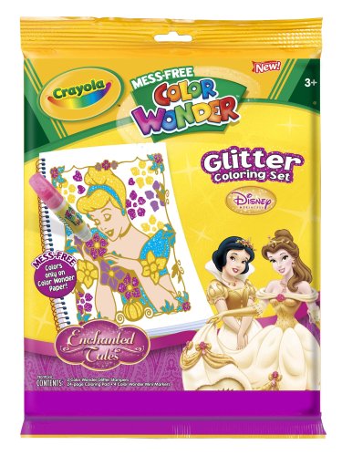 Childrens Toyshop  Toys : Crayola Color Wonder Glitter Coloring Kits Princess