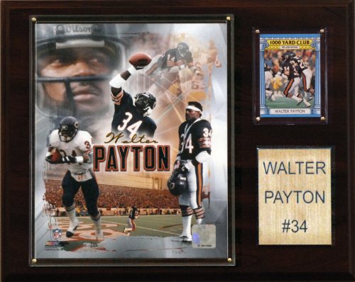NFL Walter Payton Chicago Bears Player Plaque