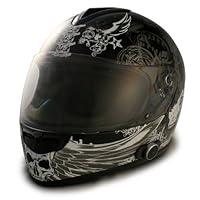 VCAN Blinc 136 Full Face Helmet with Dark Angel Graphics
