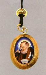 3/4" Padre Pio Necklace - MADE IN ITALY