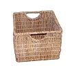 Himaymay Large Milk Crates Set of 2