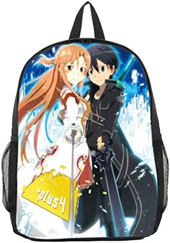 Bromeo Sword Art Online Pattern Backpack School Bag #16