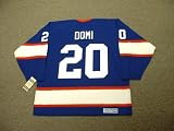 TIE DOMI Winnipeg Jets 1993 CCM Vintage Throwback Away NHL Hockey Jersey, XL