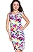 Zeagoo Women's Bandage Midi Bodycon Stretch Evening Cocktail Party Dresses