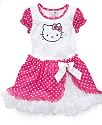 Hello Kitty Girls Dress, Little Girls Tutu Dress