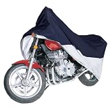 Classic Accessories 65-006-043501-00 MotoGear Blue and Silver Motorcycle Cover Touring, fits motorcycles up to 1500cc, full dress Classic Accessories 65-006-043501-00 MotoGear Blue and Silver Motorcycle Cover Touring, fits motorcycles up to 1500cc, full dress