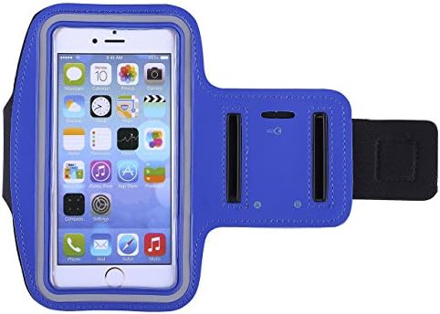 Tomrow Sports Running Phone Armband - Water Resistant Arm Band with Key Holder for iPhone 6S Plus (5.5")