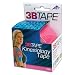 3B Scientific S-3BTPIN Pink Cotton Rayon Fiber Kinesiology Tape, 16' Length x 2" Width