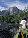 Angel Falls from Rio Churun, Canaima National Park, Unesco World Heritage Site, Venez...