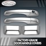 2007-2012 Jeep Compass Chrome Door Handle Covers (4dr w o passenger keyhole)