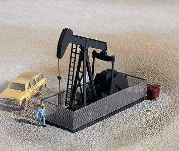 Walthers N Scale Cornerstone Series® Built-ups Operating Oil Pump 2-3/4 x 1 x 1-13/16