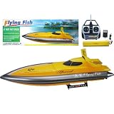 World Racing yellow HUGE 36 Inch Fast Flying Fish EP Electric Boat 7006