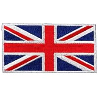 British Union Jack Embroidered Patch England Flag UK Great Britain Iron-On Emblem