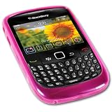 iGloo Rubber Gel Skin Case for BlackBerry 8520 Curve - Pink