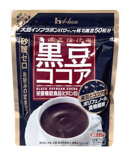 Cover image : ハウス 黒豆ココアパウダー 砂糖ゼロ 156g