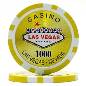 15g Clay Laser Las Vegas Chip - 1000
