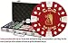 Custom Poker chip Set: Wedding (#4) image & your custom text on both sides of the chips. 300 11.5 gram chip w/case & more.