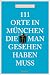 111 Orte in M�nchen, die man g