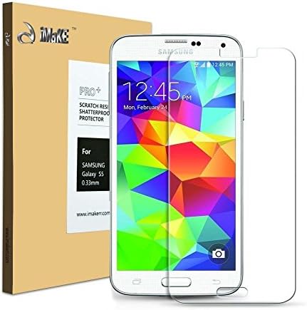 KingBoxing Premium Tempered Glass Screen Protector for Samsung Galaxy S6 - Transparent (0.33mm Ultra Clear)