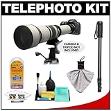 Rokinon 650-1300mm f/8-16 Telephoto Zoom Lens with 2x Teleconverter (=650-2 ....