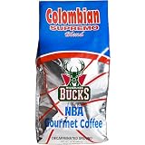 Top Shelf Coffee Milwaukee Bucks Decaffeinated Ground Gourmet Coffee - 2 Pack