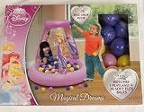 Disney Princess Magical Dreams Inflatable Ball Pit with 20 Soft Flex Balls