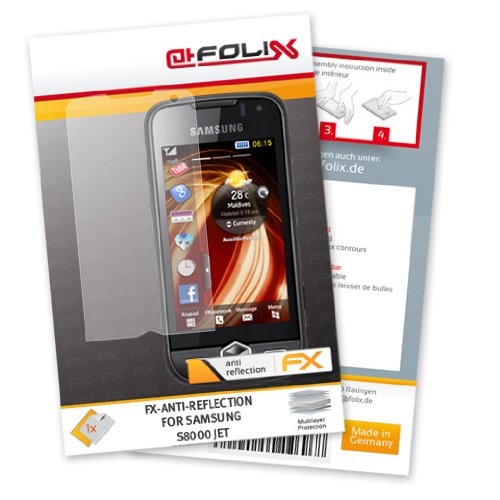 FoliX FX-Antireflex Displayschutzfolie f&uuml;r Samsung S8000 Jet im Preisvergleich 