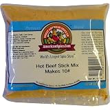 Hot Beef Stick Mix makes 10 lbs 9.1 oz by 