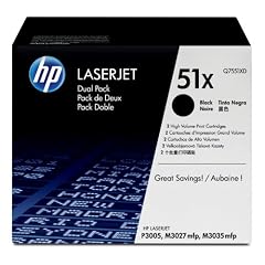 HP Q7551XD 51XD Laserjet Tonerkartusche Hohekapazit�t 2 x 13.000 Seiten 2er-Pack, schwarz