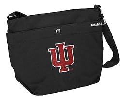 Indiana University Purse Logo IU Logo Shoulder Bag College Official NCAA College Purses Hand Bag Bags Gifts and Gift Ideas For Ladies Women Woman Graduation Alumni or Fans Travelers OFFICIAL NCAA Merchandise