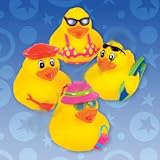 12 Beach Rubber Ducks