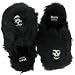 DRAVEN MISFITS Womens Slip-Ons Fuzzy Slippers Furry Black Fiend Skull Logo Pink Cushi...