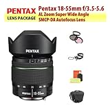 Pentax 18-55mm f3.5-5.6 AL Zoom Super Wide Angle SMCP-DA Autofocus Lens KIT ....