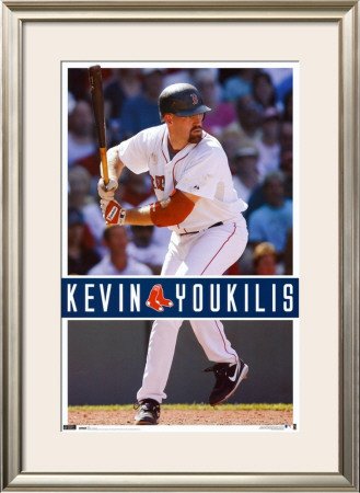 Boston Red Sox - Kevin Youkilis Sports Framed Poster Print, 33x45