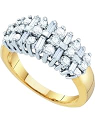0.88CTW DIAMOND LADIES CLUSTER RING
