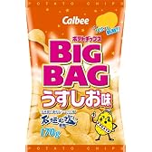 カルビー BIGサイズ ポテトチップス うすしお味 170g×12個