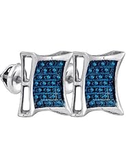 0.15CT-DIA MICRO-PAVE EARRINGS