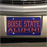 Boise State Broncos Royal Blue Mirrored Alumni License Plate