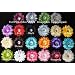 (12) Silk Puffy Gerbera Daisy Heads-4"-7 Layers!!