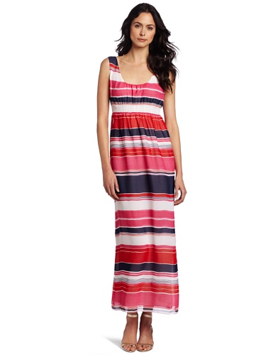 Cheap Vince Camuto Women's Watercolor Stripe Maxi Dress