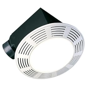 Buy Air King AK863L Deluxe Bath Fan with Light and Night Light, Round by Air King now!