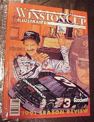 Winston Cup Illustrated February 1992: Nascar 1991 Season Review Earnhardt Champion Sam Bass Cover