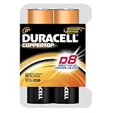 Duracell Coppertop Batteries D, 8-Count