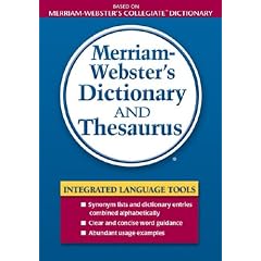 Merriam-Webster's Dictionary and Thesaurus