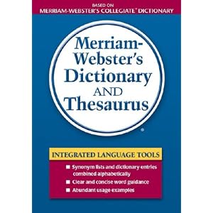 Merriam-Webster's Dictionary and Thesaurus (Dictionary/Thesaurus) 