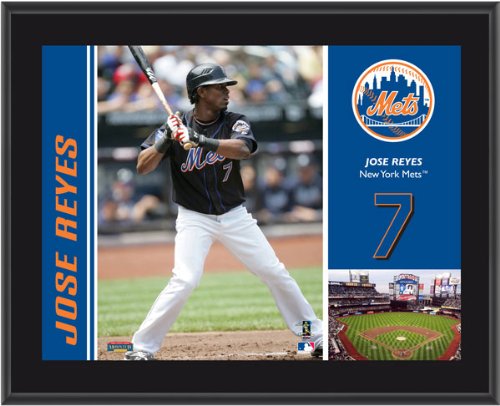 Jose Reyes Plaque | Details: New York Mets, Sublimated, 10x13, MLB Plaque