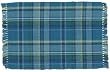 Durable Hand Woven 100% Cotton Blue Plaid Placemat 12x18 Inches Set / 6
